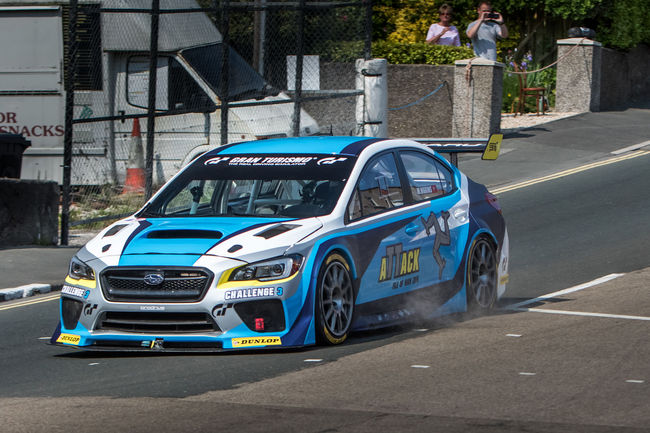 La Subaru WRX STI Type RA NBR Special en piste à Goodwood