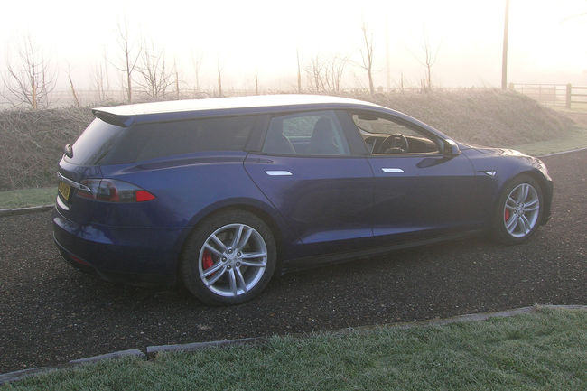 Une Tesla Model S Shooting Brake au London Motor Show