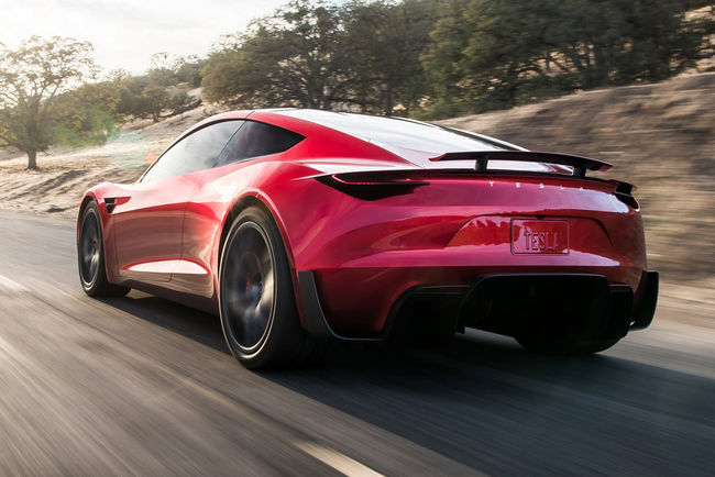 Première européenne pour le Tesla Roadster au Grand Basel