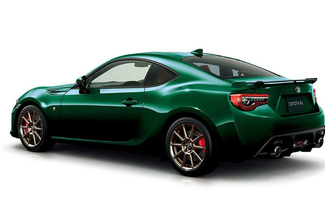 Toyota GT86 British Green Limited : pour le Japon