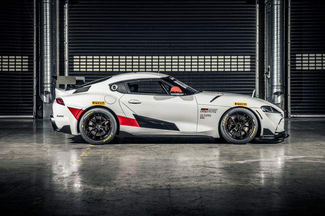 La Toyota GR Supra GT4 en piste en 2020