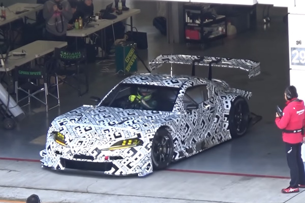 La Toyota GR Supra GT300 en essais à Fuji