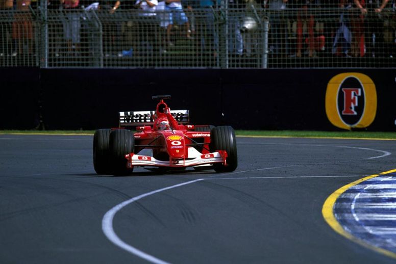 Un châssis F2001b ex-Michael Schumacher aux enchères