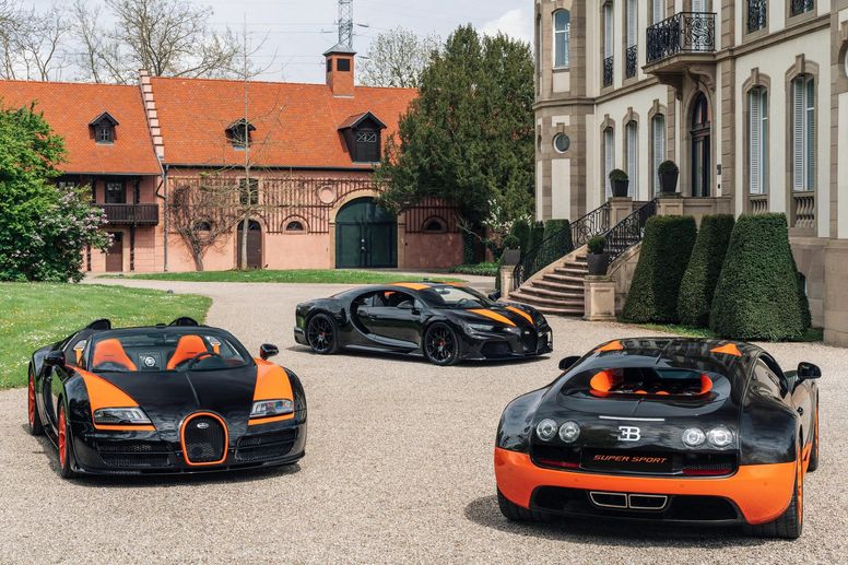 Une collection rare de modèles Bugatti exposée au Château Saint Jean