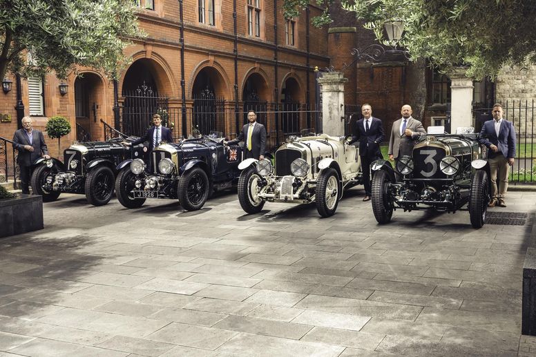 Une équipe officielle de Bentley Boys engagée au Mans Classic