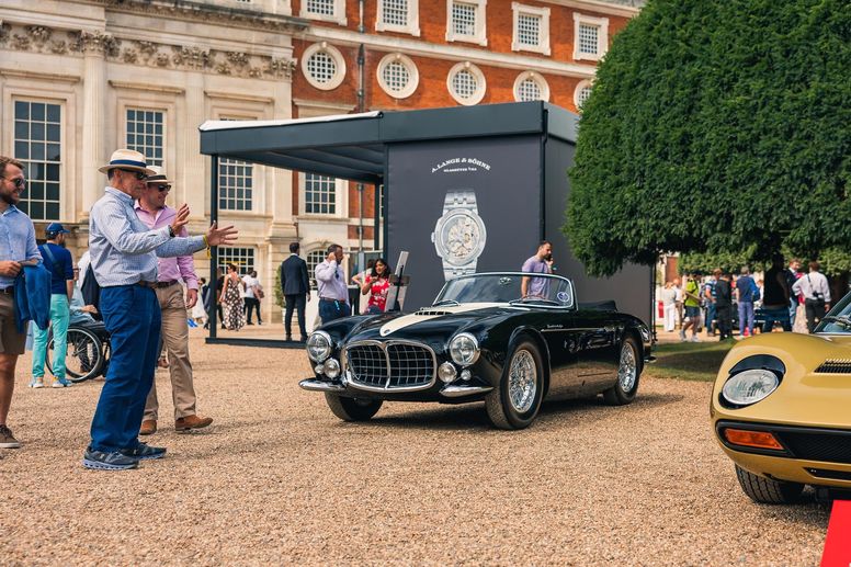 Une Maserati A6GCS/53 Frua Spider primée au Concours d'Élégance d'Hampton Court