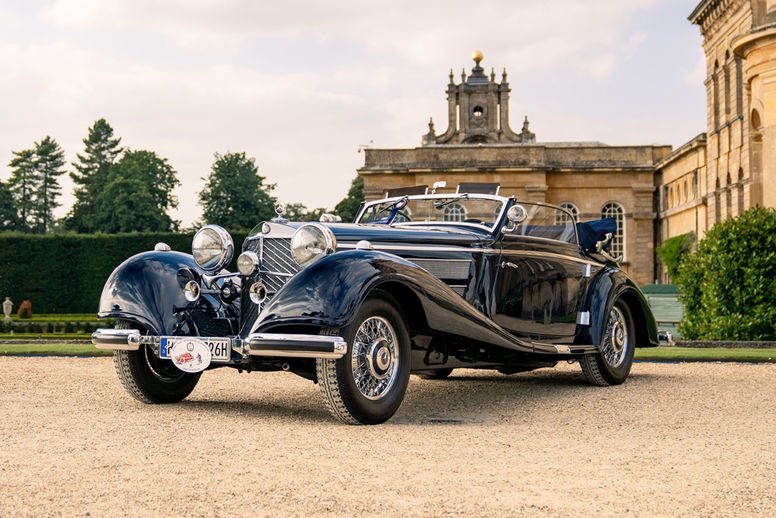 Une Mercedes-Benz 540 K Cabriolet A primée à Salon Privé