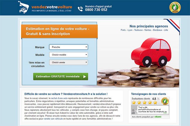 Véhicules d'occasion : simplifiez-vous la vente