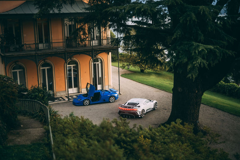 Villa d'Este : Bugatti célèbre les 30 ans de l'EB110 avec la Centodieci