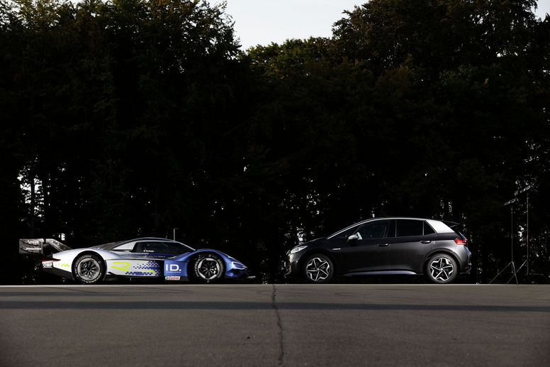 Nouvelles couleurs pour le prototype VW ID.R