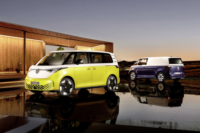 Le Combi 100 % électrique se nomme Volkswagen ID. Buzz