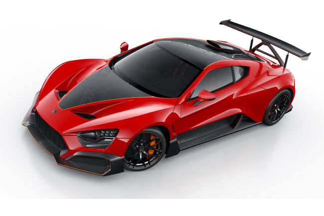 L'aileron actif de la Zenvo TSR-S en action