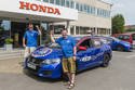 Fergal McGrath et Julian Warren et leur Honda Civic Tourer