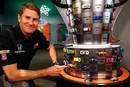 Ryan Hunter-Reay et le Trophée Hot Wheels Indy 500 - Crédit : Hot Wheels