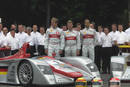 Franck Biela, Tom Kristensen et Emanuele Pirro