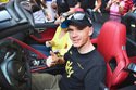 Chris Froome reçoit une Jaguar F-Type 