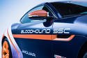 La Jaguar XJ d'assistance pour le projet Bloodhound SSC