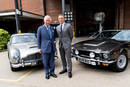 Le Prince Charles, Daniel Craig et les Aston Martin V8 et DB5