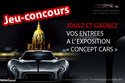 Jeu concours exposition conceptcars