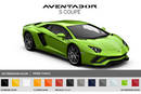 Le configurateur de l'Aventador S est en ligne