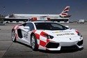 Une Aventador LP700-4 sur le tarmac