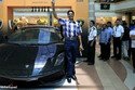 Soupi Abdulla devant sa nouvelle Lamborghini Gallardo LP560-4