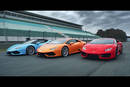 La Lamborghini Huracan fait le show