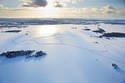 Lac gelé d'Udjaur, en Suède
