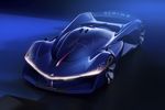 Le concept Alpine Alpenglow en piste à Spa-Francorchamps