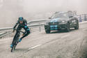 Chris Froome et le Jaguar F-Pace