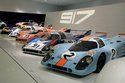 La galerie des 917 (au premier plan, une Porsche 917 K)