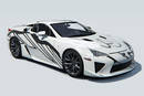 Une Lexus LFA Art Car exposée à Spa