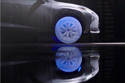 Un Lexus NX chaussé de roues en glace