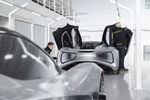 Prototypes Lotus Evija dans les ateliers d'Hethel, Norfolk