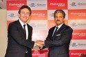 Alejandro Agag (Formula E Holdings) et Anand Mahindra (Président Mahindra)