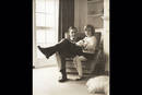 Bruce McLaren et sa fille Amanda, à Walton-on-Thames, dans le Surrey