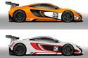 Deux McLaren 650S GT3 à Abu Dahbi