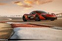 La McLaren P1 prend la pose à Bahrein