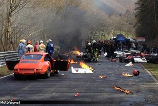 L'accident de Niki Lauda recréé