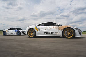 L'Acura NSX au départ de Pikes Peak