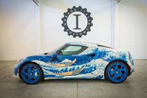 Alfa Romeo 4C The Great Wave par Garage Italia Custom