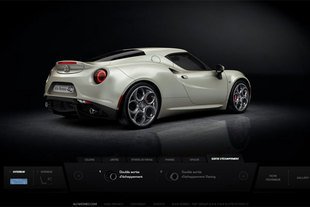 Configurez votre Alfa Romeo 4C en ligne