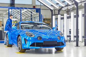 La ligne de production de l'Alpine A110 inaugurée