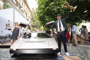 L'Aston Martin Bulldog récompensée à la Villa d'Este