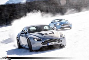 Aston Martin on ice, l'art de la glisse