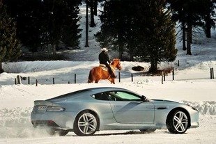 Aston Martin on Ice dans le Colorado