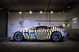 Le Mans : l'Aston Martin Vantage GTE Art Car dévoilée