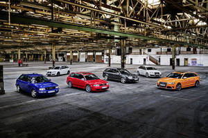 Audi célèbre 25 ans de modèles RS