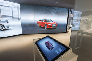 Le showroom virtuel d'Audi arrive à Paris