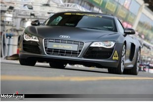 L'Audi E-Tron sur le circuit du Mans